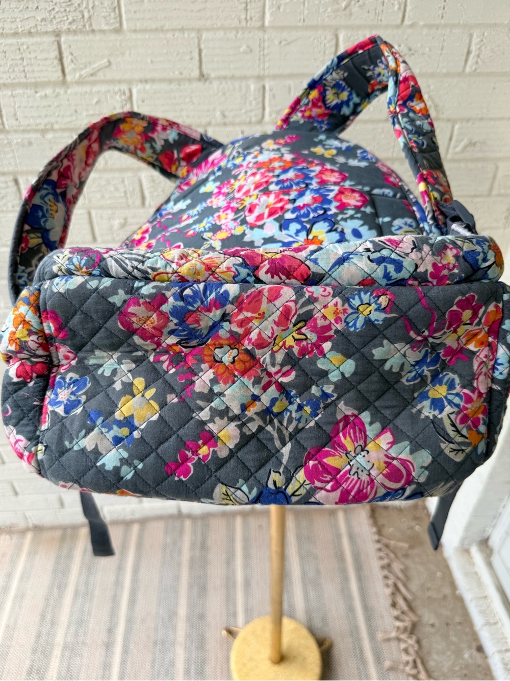 Vera Bradley campus Backpack in Pretty Posies - Picture 7 of 16